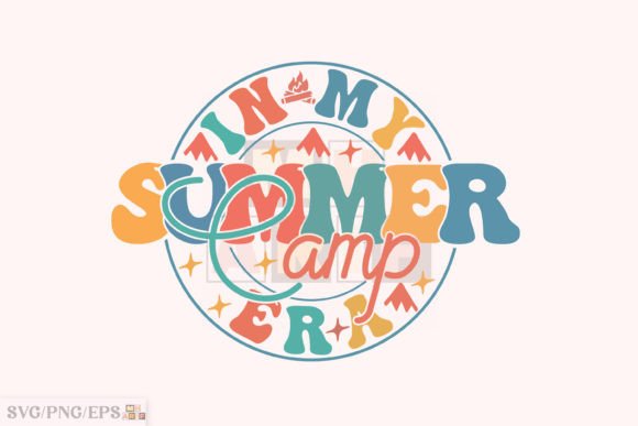 Capture Nostalgic Vibes with the Summer Camp Era SVG Design