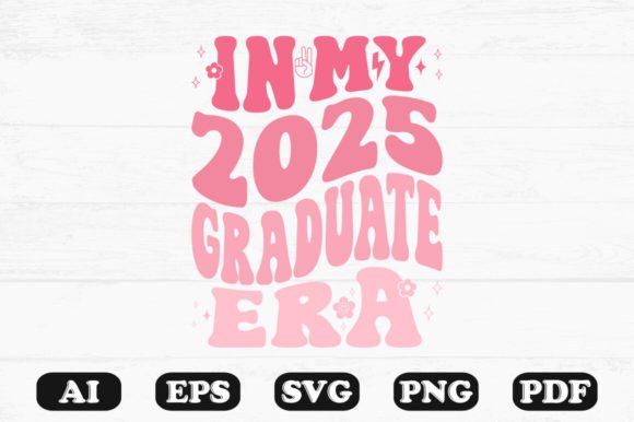 Celebrate the Class of 2025 with This Groovy T-Shirt Design