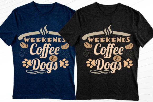 Coffee and Dogs: The Trendy T-Shirt Design Taking Over
