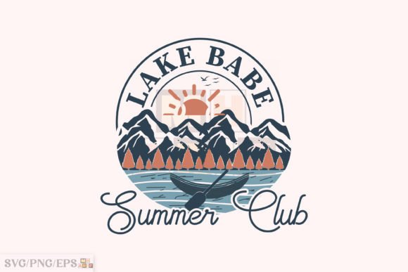Lake Babe Summer Club SVG Design: Your Next Creative Asset