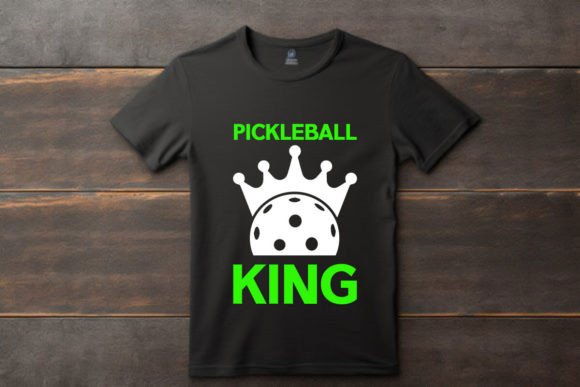 Pickle Ball King Svg T-shirt Design: Score Big with This Vector