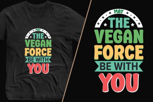 Vegan Force Stylish T-Shirt Design: A Bold Statement for Modern Brands