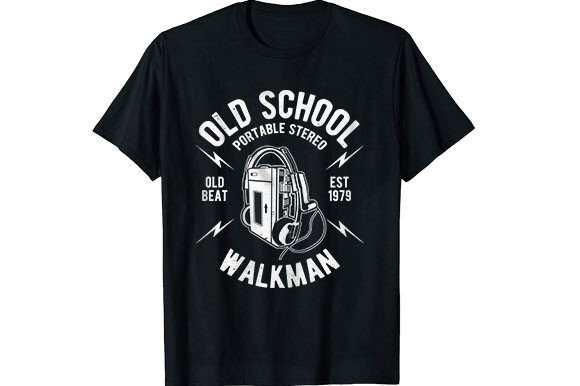 Walkman Graphic T-shirt Design: A Retro Revival for Modern Brands